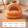 Vaya, cama personalizada para gato naranja, nido para dormir de gato y perro, nido de invierno semi-cerrado para mascotas, cama de invierno cálida transfronteriza para gatos