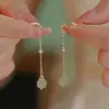 Novos Brincos Antigos Estilo Chinês para Mulheres, Versáteis e Simples Ganchos de Orelha de Agulha de Prata, Presilhas de Orelha, Acessórios de Orelha, Novo Modelo 2025