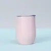 Transfronterizo Nuevo Taza Huevo 12oz Termo Acero Inoxidable 304 Mini Forma de U Taza Huevo Portátil Taza de Agua para Coche