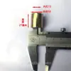 Diámetro Interior M10M12, Diámetro Exterior 18, Casquillo de Eje para Vehículo Eléctrico, Casquillo de Tubo Hueco para Eje Delantero de Motocicleta Eléctrica