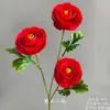 Casamento Estilo Chinês Estilo Vermelho Decoração de Guia de Estrada Arranjo de Flores Artificiais Flor de Teto Cerimônia de Noivado Arranjo de Banquete Arte com Flores Artificiais de Casamento