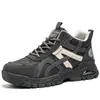 Zapatos de Trabajo de Caña Alta con Bloques de Color para Hombre, Tendencia, Nuevas Llegadas para Otoño/Invierno, Suela Gruesa Antideslizante para Exteriores, Juveniles para Viajar, Deportivos Casuales