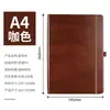 Cuaderno A5 Personalización Correa de Cuero Duro Cuaderno Negocio Transfronterizo Oficina Bloc de Notas PU Estudiante Diario Sencillo
