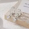 Brincos Versáteis Diários em Forma de Coração e Pera com Moissanita Banhados a Ouro 14K Brilhante para Mulheres, Clipe de Orelha Geométrico da Moda para o Dia a Dia Atacadista