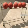 Carrito de Bolas de Acero Inoxidable para Jardín de Infancia Estante Móvil para Colocar Bolas Estante Plegable para Almacenamiento de Baloncesto Marco de Bolas Engrosado Cesta Estante para Balones de Fútbol Exterior