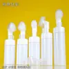 80ml-180ml Mousse de Limpeza Facial Espuma Cabeça de Escova Frasco Plástico PET Banho e Rosto Espumante Frasco Vazio Cosméticos