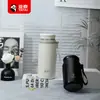 Tetera portátil de lujo de alto valor, taza aislada de acero inoxidable 316, tetera térmica portátil para agua, separación de agua para té, tetera