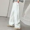 Pantalones Largos para Niñas 2026 Primavera Nuevo Estilo para Niños Mayores, Pantalones de Pierna Ancha Estrecha con Retazos, Pantalones Rectos Casuales, Atuendo de Primavera Adelgazante