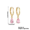 Exquisitos pendientes con incrustaciones de circonio MOXI, joyería transfronteriza para mujer, nuevos pendientes de nicho de alta calidad que combinan con todo, accesorios al por mayor
