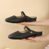 Pantuflas Baotou de suela suave para mujer, novedad de verano 2025, zapatos de mujer, pantuflas sin cordones, sandalias francesas para mujer.