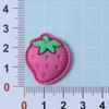 Rojo Rosa Fresa Oso Flor Lazo Resina Accesorios Funda para Teléfono Pata de Oso m Frijol Pegamento Crema DIY Material Rosa