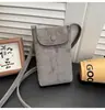 Bolsa Pequena Transversal Feminina Elegante e Requintada Mini Bolsa de Ombro tipo Balde em Couro PU Macio Porta-Celular Venda por Atacado