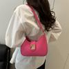 Bolso de Hombro Texturizado Transfronterizo Nuevo Primavera y Verano 2025 Simple y Versátil Bolso Cruzado para el Trabajo Debajo del Brazo Comercio Exterior