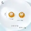 Accesorios Dorados de Alta Retención de Color para Manualidades, Colgante de Candado de Paz, Pulsera, Collar, Materiales para Cuentas, Estilo Chino, Moda Retro, Versátil