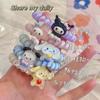 Horquilla con clip superior de Sanrio con forma de corazón para niña, accesorio para el cabello con combinación de Kulomi