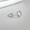 Pendientes de Cruz Vintage de Moda para Mujer, Clips para Orejas Estilo Hip-Hop con Aguja de Plata, Pendientes de Diseño Personalizado de Alta Gama, Artísticos Retro