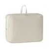 Bolsa de Compresión para Chaqueta de Plumas, Bolsa Organizadora para Edredones, Bolsa Compresible para Mudanza, Edredón de Seda, Ropa de Temporada, Bolsa de Almacenamiento para Edredón de Algodón