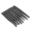 Pinzas de Plástico Antiestáticas Pinzas de Fibra de Carbono Dura con Punta Sintética Cabeza Ancha Cabeza Plana Codo Pinza Industrial