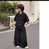Conjunto de Camisa Ligera de Verano para Niños 2026 Nuevo Estilo para Niños Mayores, Elegante Casual Holgado Pantalón Largo Antimosquitos Conjunto de Dos Piezas