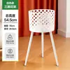 Maceta tejida de bambú estilo nórdico con soporte de trípode de madera, juego de decoración de plantas verdes para sala de estar, maceta tejida hueca para balcón