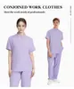 Conjunto de roupão para lavagem de mãos transfronteiriço unissex, vestimenta cirúrgica respirável e durável, vestuário de trabalho médico para clínicas odontológicas
