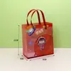 Bolsa de Regalo Transparente Pequeña Fresca de Mano, Bolsa de Regalo de Cumpleaños de Souvenir Linda, Bolsa de Mano para el Día del Maestro