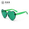 Óculos de Sol Jamie 008 em Formato de Coração Estilo Europeu e Americano Personalizados para Mulheres Lentes Oceânicas Peça Única de PC