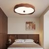 Lámpara de Techo Avanzada de Espectro Completo para Dormitorio Estilo Francés Crema Lámpara para Dormitorio Principal Cubierta de Tela Media Lámpara para Restaurante con Protección Ocular