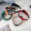 Estilo japonês e coreano Wide Rim Rhinestone Headband Simples Light Plate Tecido Headband Elegante Face Wash Hair Cave Non-Slip Hair Tie Acessórios para o cabelo para mulheres
