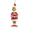 Decoração de Natal Transfronteiriça Acrílico Dourado Vermelho Sino de Natal Grande Pó Dourado Relógio Dragão Pendurar na Janela Parede Porta