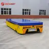 Taller de Moldes Grandes de Shanghái Carro de Transferencia Eléctrico Plano Sin Rieles de Gran Luz Bastidor de Trabajo Elevable Camión Plano Eléctrico