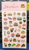 Stock Listo del Fabricante de Pegatinas de Burbujas 3D de Espuma de Esponja Eva Pvc con Dibujos Animados de Frutas para Manualidades