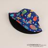 Sombrero de Pescador para Niños Sombrero Elegante de Primavera y Verano para Niños Sombrero para el Sol Lindo Sombrero de Cubo Reversible para Niñas Sombrero para el Sol Sombrero de Bebé