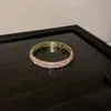 Pulsera Abierta de Circonita Incrustada con Diamantes, Pulsera de Lujo Ligero y Gama Alta, Elegante y Exquisita a la Moda, Diseño de Pulsera Versátil, Diseño de Nicho