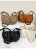 Bolso de Hombro Cruzado Versátil de Cuero PU Suave Estilo Coreano Casual de Moda Bolso de Mano de Moda para Mujer