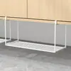 Estante para lavabo de gabinete de baño, estante de almacenamiento para lavabo, varios artículos útiles, estante para lavabo de baño, estante colgante inferior