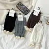 Calcetines de algodón con ribete corto para mujer youjiaxiu otoño e invierno, calentadores de piernas de punto trenzado texturizados de moda, cubiertas para botas