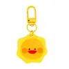 Lindo Llavero de Sol Pequeño Colgante Decorativo para Mochila de Estudiante Regalo Llavero de Sol de Acrílico de Dibujos Animados