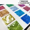 Bolsa de Polvo Brillante 1-100g con Confeti Dorado, Brillantina para Uñas, Lentejuelas, Materiales para Slime de Resina DIY