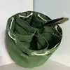 Bolsa de Almacenamiento para Herramientas, Portátil, Lona Resistente al Desgaste, Bolsa de Almacenamiento con Cordón y Múltiples Compartimentos para Jardinería y Electricistas, Gran Capacidad, Bolsa de Tela Multifuncional