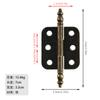 Jingmao -1018, accesorios de hardware para el hogar con cabeza de corona, bisagra antigua, caja de regalo de 6 orificios, bisagra de ojo de hierro