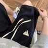Pantalones Cortos Waffle de Verano para Hombre Modernos Sueltos Estudiante Versátiles de Longitud Media Deportivos Americanos Delgados Casuales