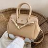 Bolso de diseño de nicho para mujer, novedad de verano de 2025, moderno bolso de platino, bolso de hombro con detalles a juego, bolso cruzado.