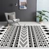 Alfombra de estilo étnico marroquí para sala de estar, mesa de centro, manta, área grande, dormitorio, retro, bohemio, tapete debajo de la cama