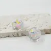 Accesorios para Joyería DIY de Bola de Cristal Cuentas Acrílicas No Porosas Lentejuelas Brillantes Rellenas de Corazón Accesorios para el Cabello Material para Pasadores