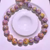 Cuentas de Laca de Patrimonio Cultural Inmaterial de 10 mm, Cuentas Sueltas, Cuentas para Manualidades de Nácar, Cuentas para Rezos Budistas, Pulseras, Accesorios para Joyería DIY, Venta al por Mayor