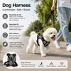 Arnés para mascotas de uso exterior, anti-explosión, anti-escape, cómodo, transpirable, ajustable, lavable arnés para mascotas suministros para mascotas
