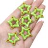 Cuentas de estrella de cinco puntas vacías pintadas a mano con aceite acrílico, accesorios de bricolaje con cuentas, accesorios, accesorios de dibujos animados, fabricantes al por mayor