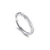 Noria original nuevo estilo chino joyería plata esterlina S925 nicho alto sentido estado de amor anillo de acoplamiento para pareja simple