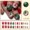 Exportación europea y americana, arte de uñas único y elegante para el uso diario, longitud media, fábrica original, disponible al por mayor, productos terminados